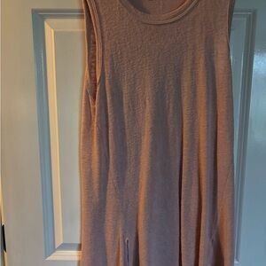 Bordeaux Sleeveless Pink Tank Top